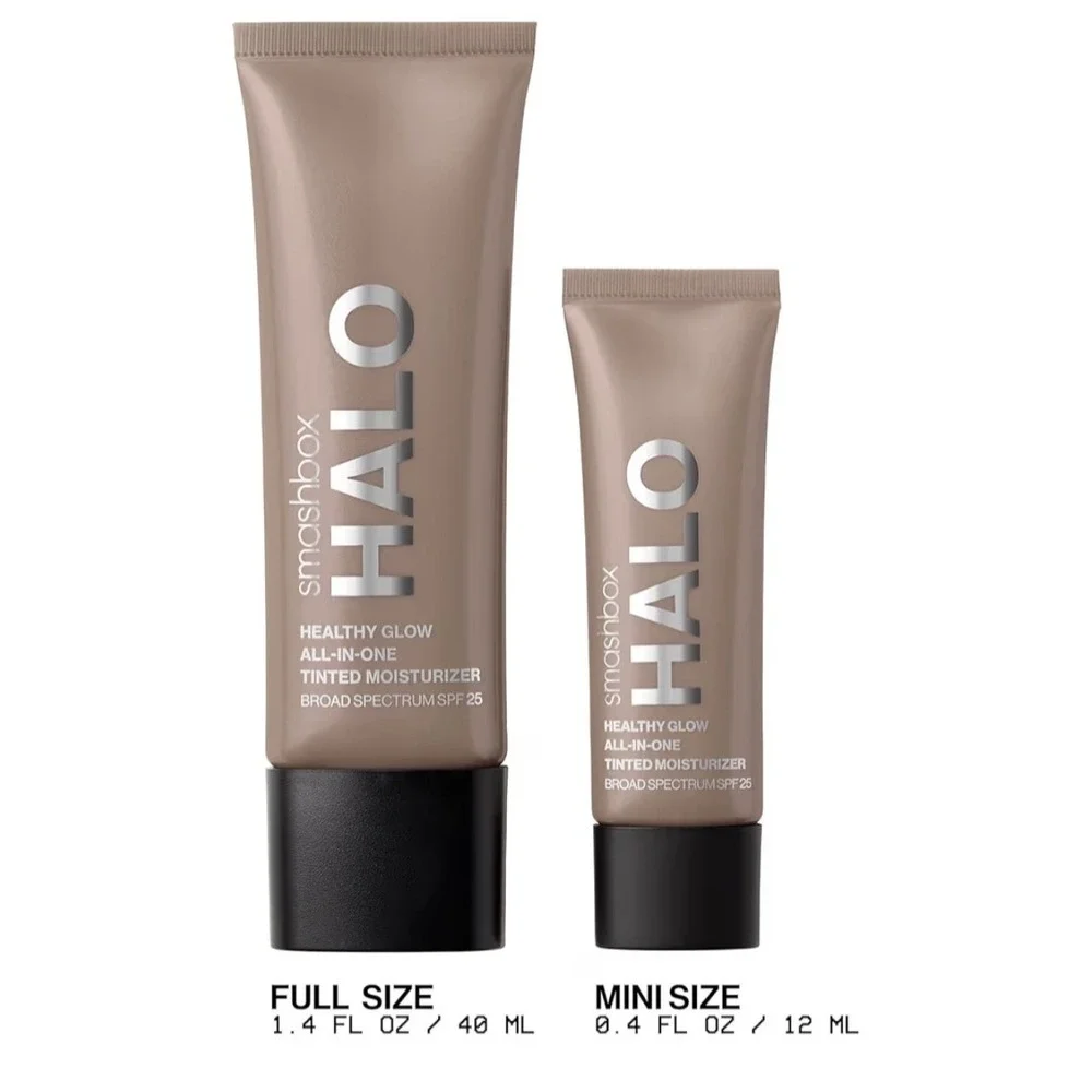 Smashbox Halo Healthy Glow All-In-One Tinted Moisturizer Shade Deep 1.4 Fl NEW